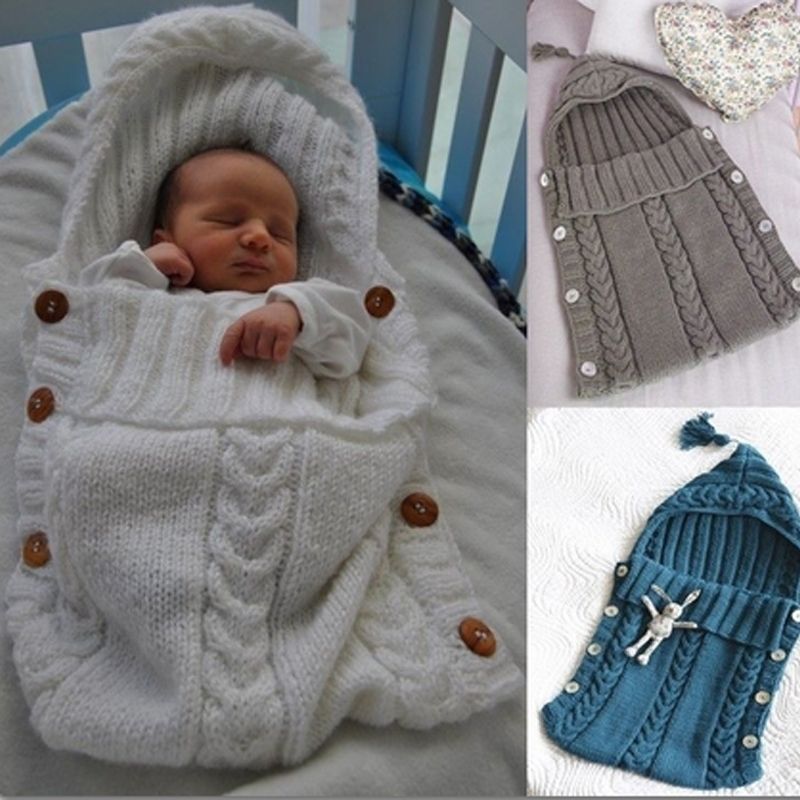 baby hooded wrap blanket