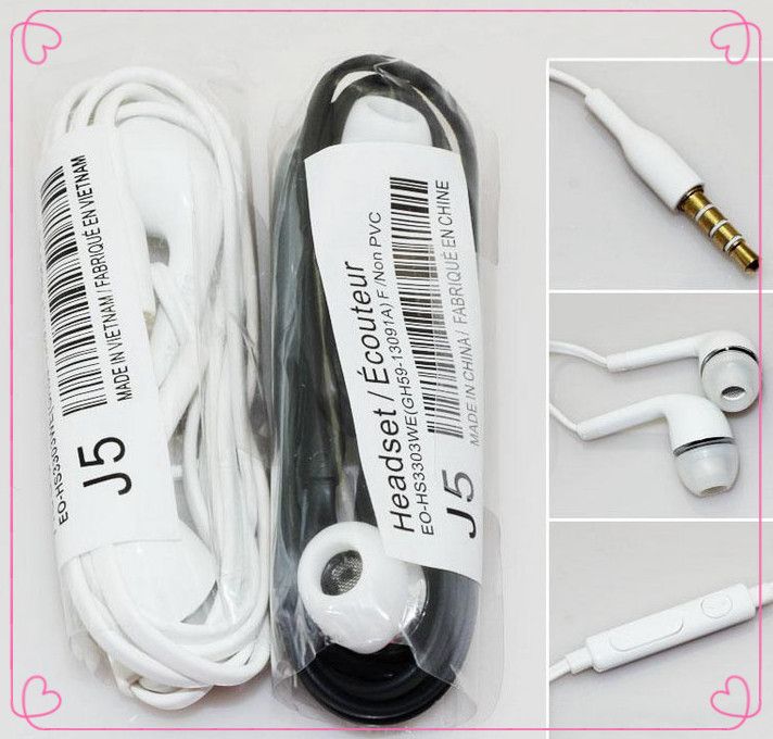 Acquista J5 Auricolari Stereo Da 3,5 Mm Cuffie Auricolari In Ear Con  Microfono E Telecomando Samsung Galaxy S4 Note 3 MQ200 A 0,4 € Dal  Tritrusting | It.DHgate.Com
