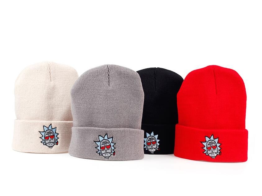 Rick And Morty Beanie Rick Smoking Hats 