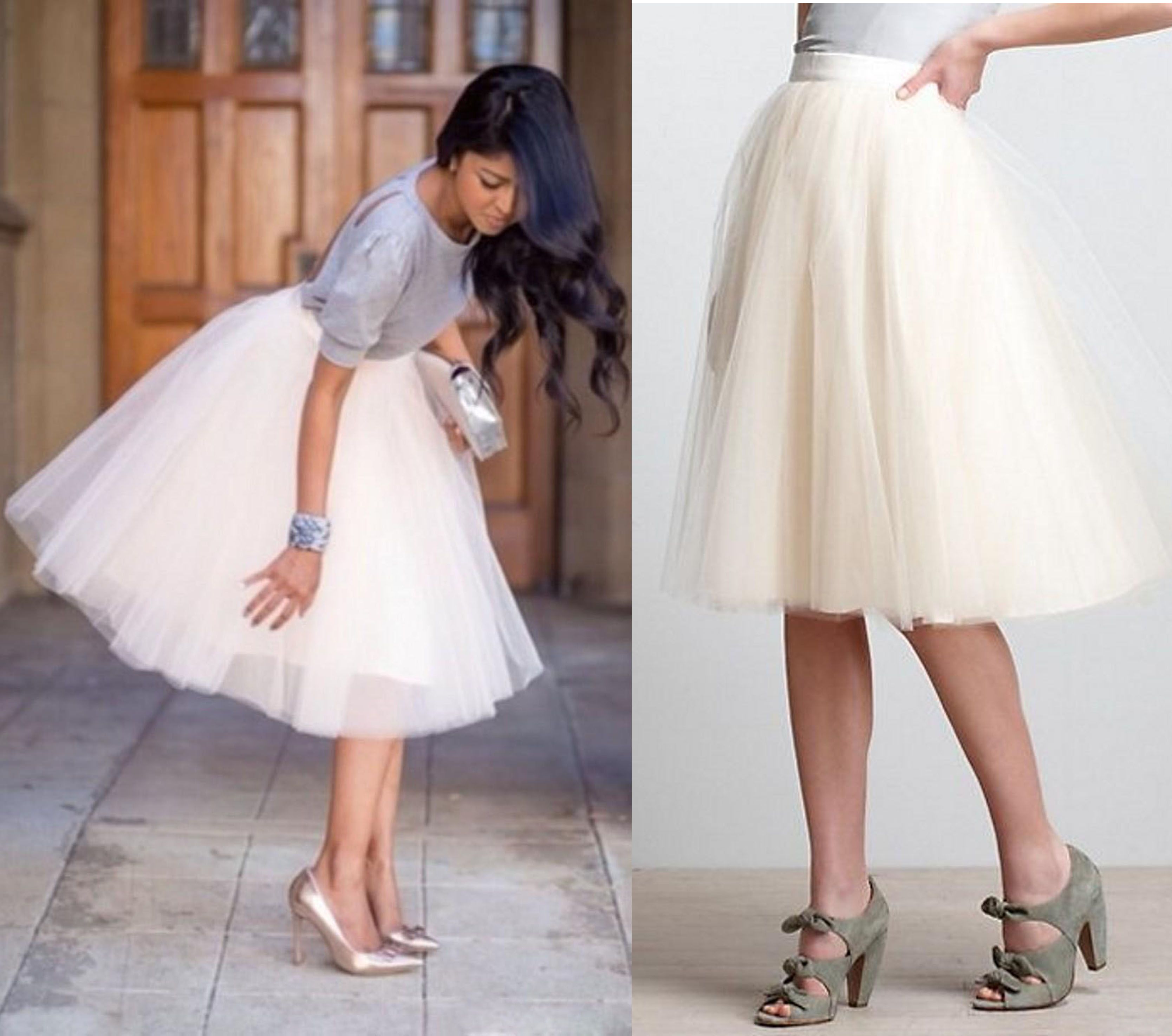 Woemn Gonna Tulle Lunghezza Al Ginocchio Vestito Da Donna Morbida Garza  Carino Bouffant Gonna La Festa Nuziale Principessa Calda A Buon Mercato  Busto Gonne Da 22,59 € | DHgate Italy