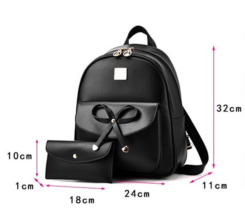 C /& S Fashionable Backpack Female Leisure Shopping PU Single Shoulder Bag Student Schoolbag