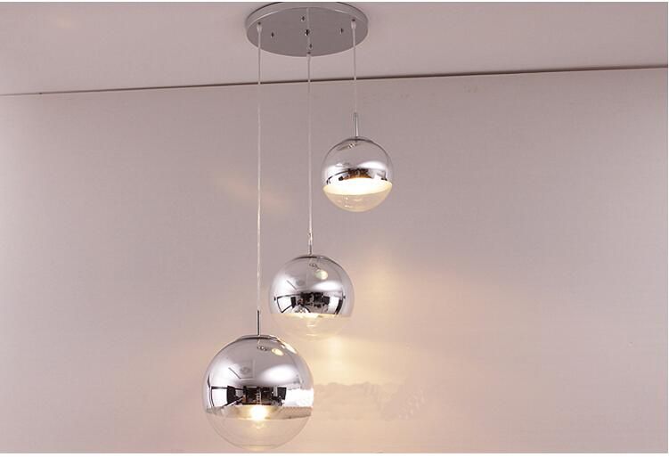 1Pcs 15cm Bola de espejo cristal Lámpara colgante techo 15CM 1Pcs 15cm Bola de espejo cristal Lámpara colgante techo 15CM