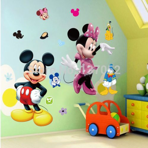 Compre Minnie Mouse Vinilo Mural De La Pared De La Etiqueta
