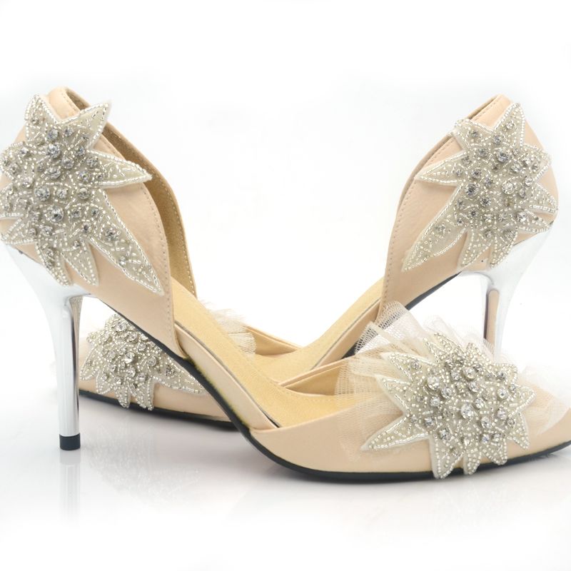 champagne bridal shoes uk