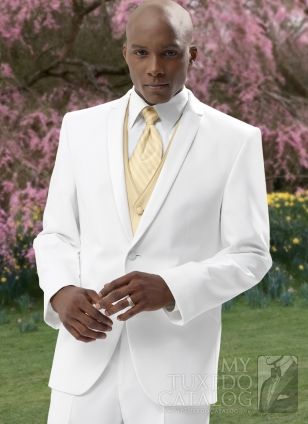 Acheter Custom Made Généreux Blanc Et Or Vest Tie Groom Smokings De Garçons Dhonneur Meilleur Homme Costume Costumes De Mariage Hommes Veste