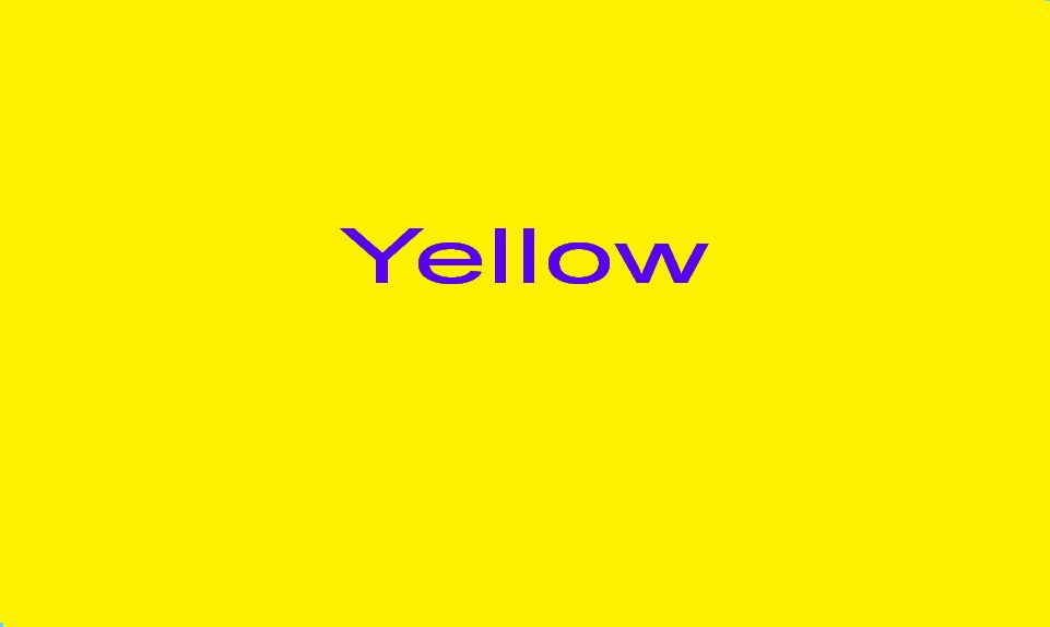 Yellow