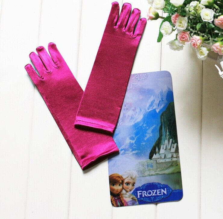2021 Girls Frozen Elsa Gloves Princess Kids Gloves For Costume Long