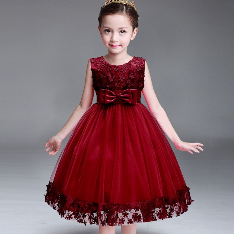 Niños Niña Infante Flor Pétalos Vestido de Dama de Honor Niño Vestido Elegante Vestido Infantil Vestido Niños Niña Infante Flor Pétalos Vestido de Dama de Honor Niño Vestido Elegante Vestido Infantil Vestido