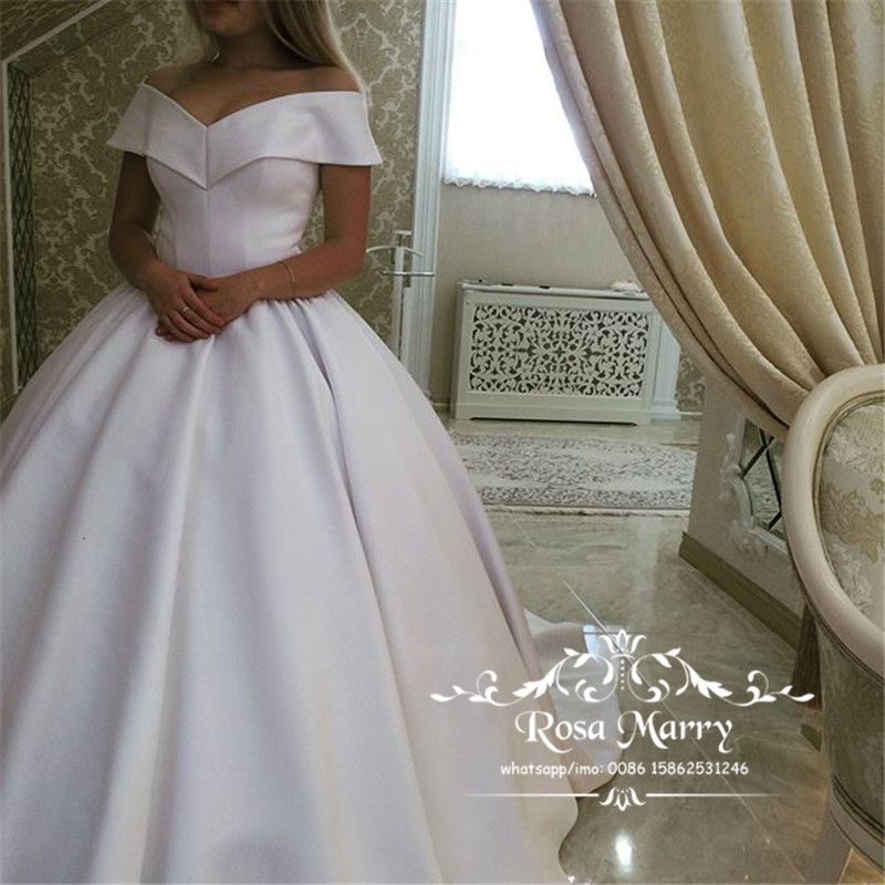 plus size satin ball gown