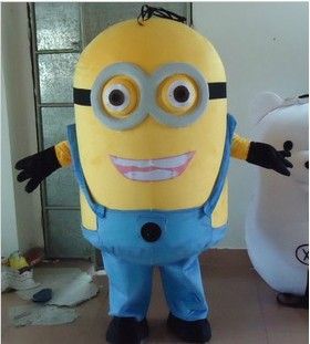 Minions Adult Party Costume Despicable Me Mascot Costume Fancy Dress Outfit Minions Adult Party Costume Despicable Me Mascot Costume Fancy Dress Outfit