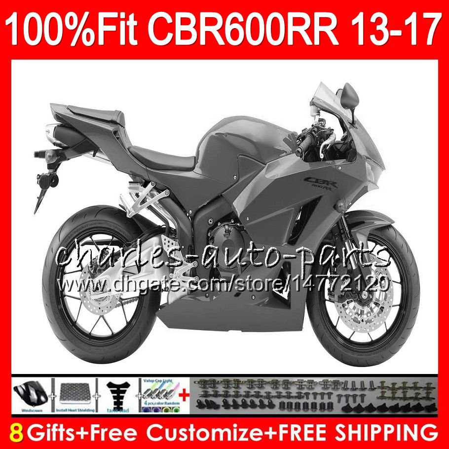 Inyección Para HONDA CBR600 RR CBR 600RR F5 13 17 Kit Gris Brillante 89NO42 CBR 600 RR 13 14 15 17 CBR600RR 2013 2014 2015 2016 2017 Fairing De 460,34 € DHgate