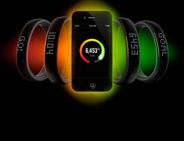 Alta 100% brazalete deportivo para Nike Fuelband inteligente con cable + Unlock