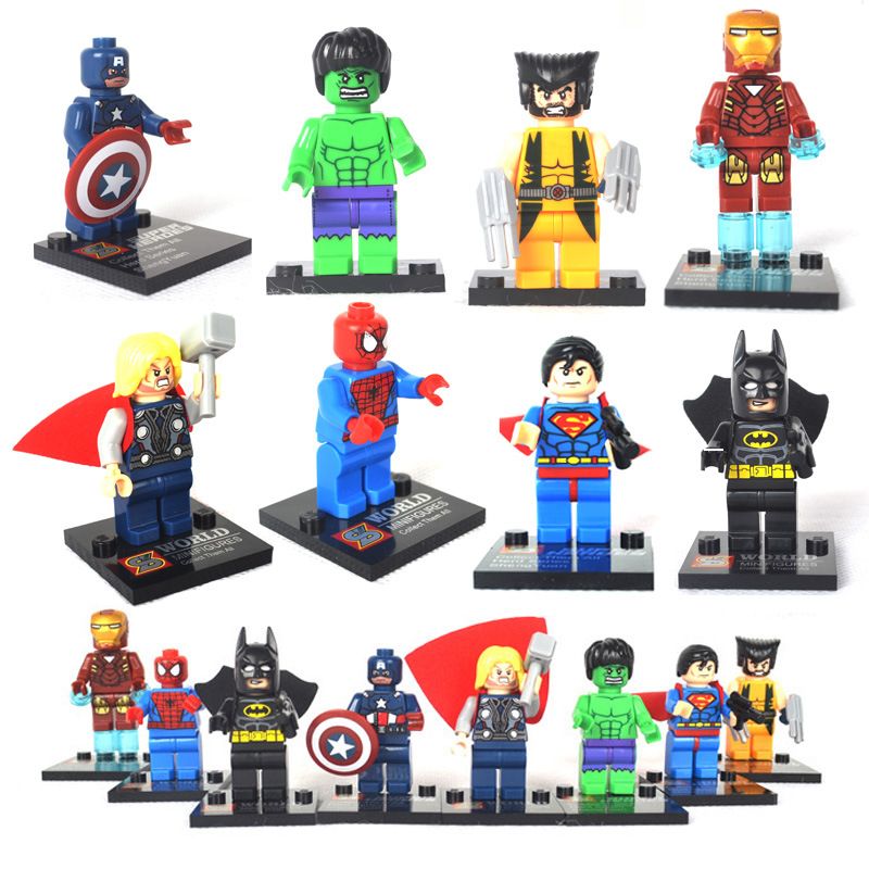 mini superhero action figures