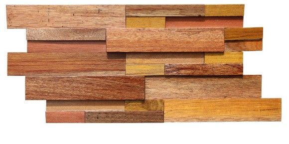2018 Hot Sale Solid Wood Mosaic Tv Background Wholesale Interior