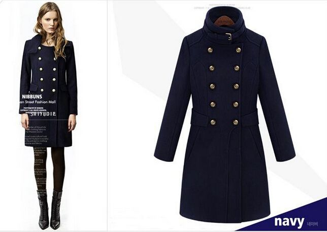 womens double breasted coat