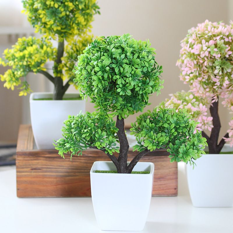 2019 Hyson Shop Home Decoration Artificial Bonsai Pot Planter Fake
