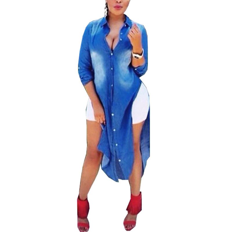 two tone split shirt women's