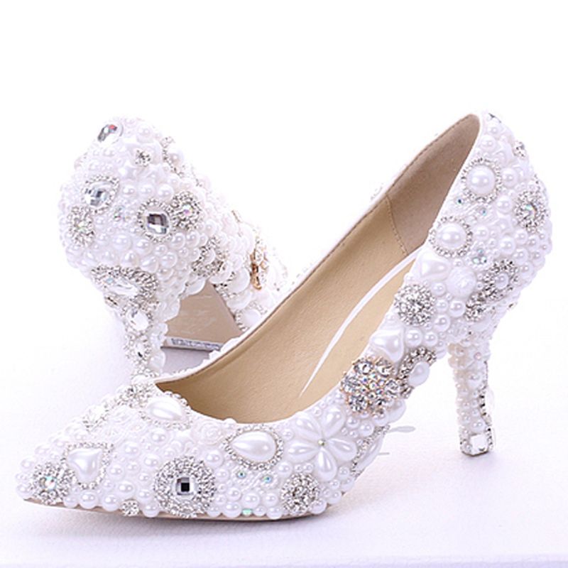 pearl evening shoes