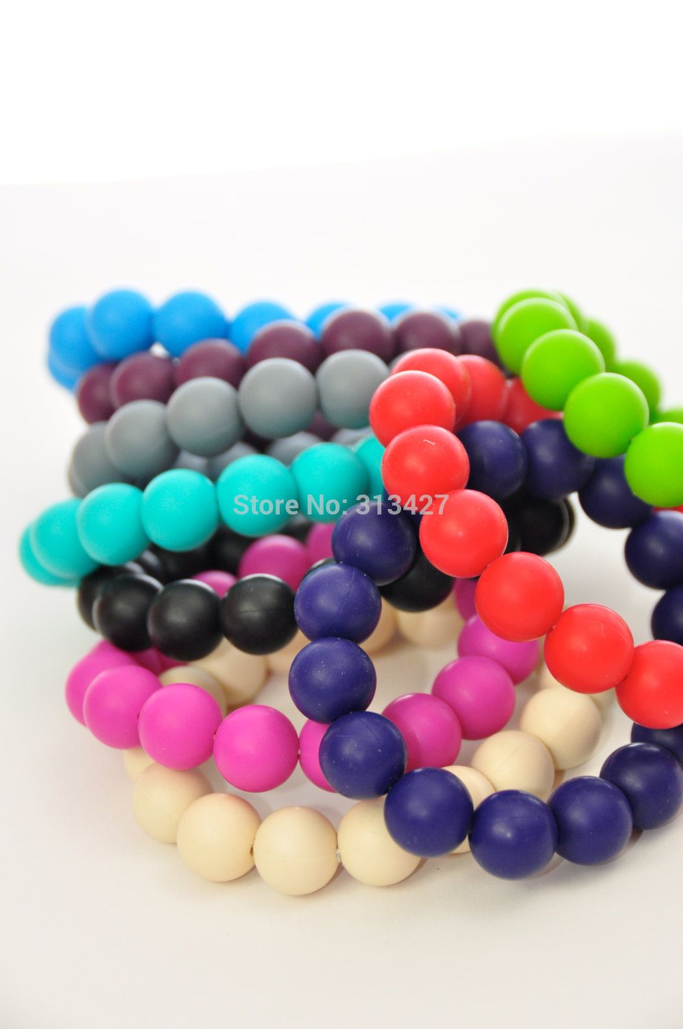 silicone teething bracelet