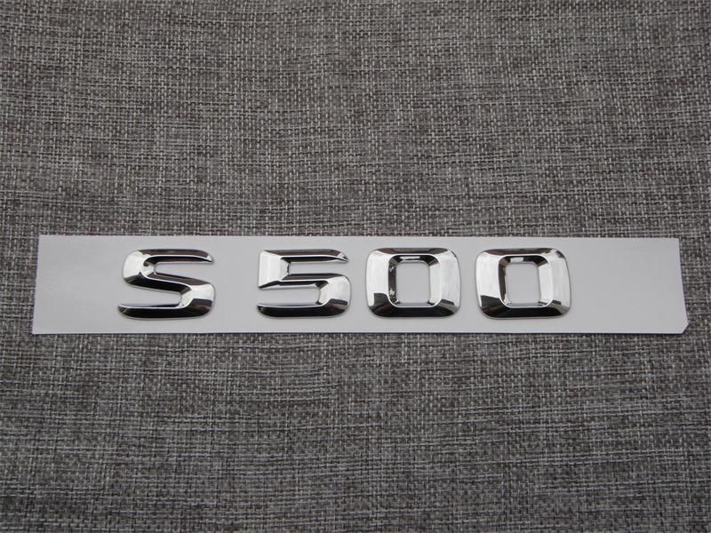 Mercedes-Benz S320 ABS Chrome Trunk Letters Rear Sticker Emblem Badge