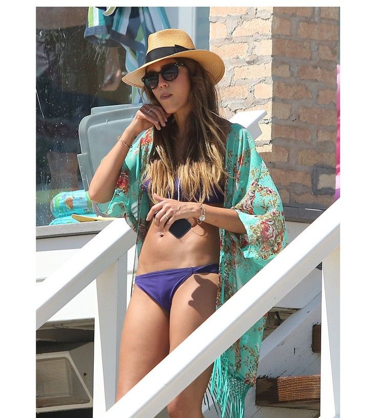 floral bathing suit cover up