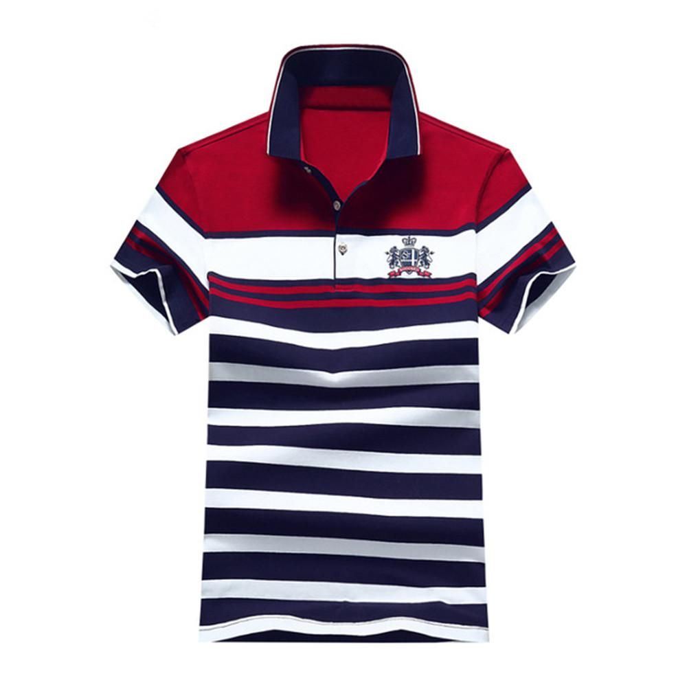 striped polo shirt mens