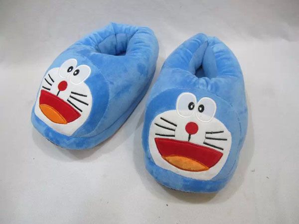 Hot Sale Doraemon Plush Slipper Shoes Cartoon Winter Slippers Indoor Bedroom Shoes Boys Slippers Acorn Slippers From Mingzhehao 18 1 Dhgate Com