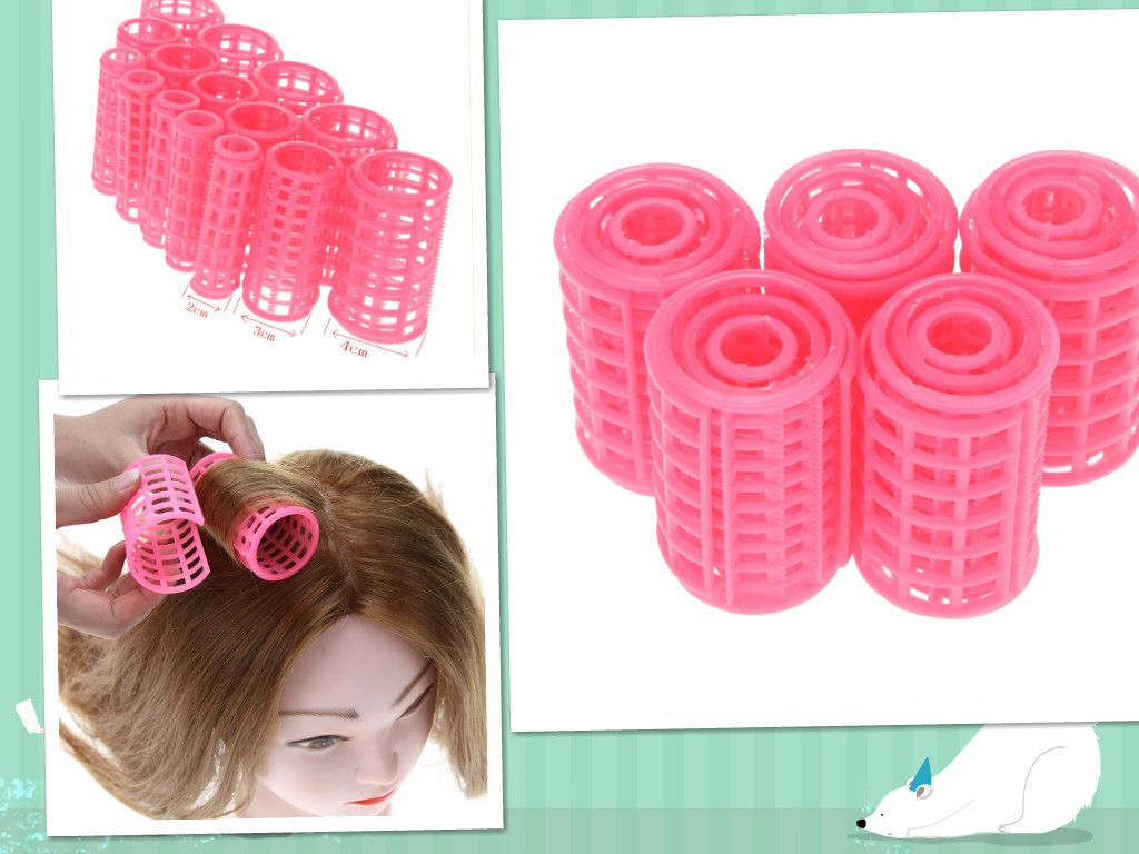 15pcs/set Plastic Hair Curler Roller Large Grip Styling Roller Curlers Hairdressing DIY Tools Styling Home Use Hair Rollers 15pcs/set Plastic Hair Curler Roller Large Grip Styling Roller Curlers Hairdressing DIY Tools Styling Home Use Hair Rollers