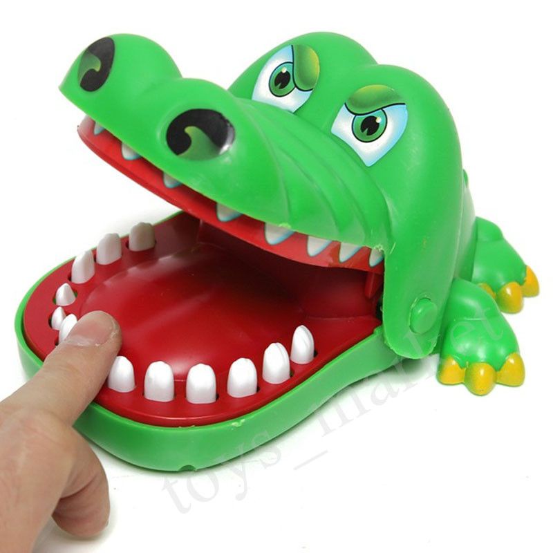 green crocodile toy