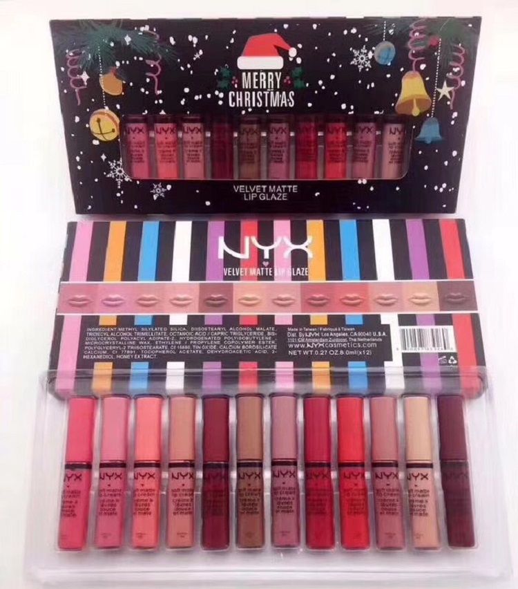 Acheter Nouveau Nyx Soft Matte Crème à Lèvres Nyx Set Rouge à Lèvres Brillant à Lèvres Mat Mat Aucun Adoucissant Sofe Velvet Lèvre Maquillage 12