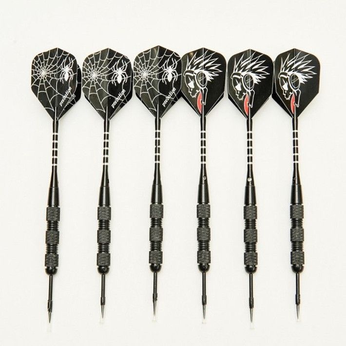 2021 20g Iron Needles Darts Aluminum Dart Shafts Black Chiefs Patterned