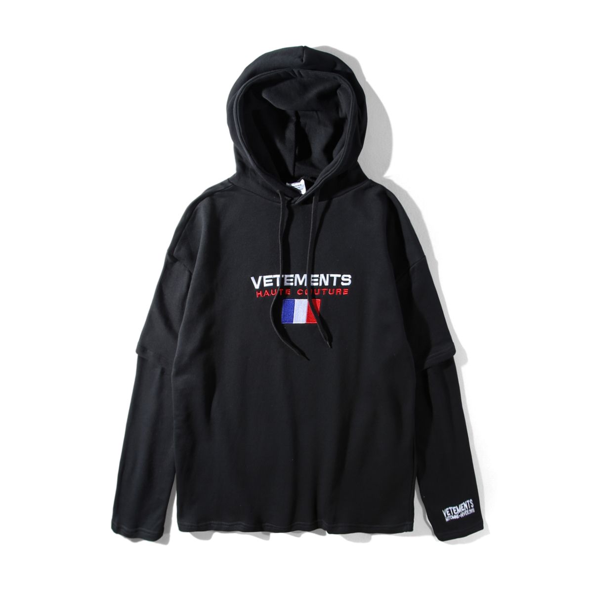 vetements moletom com capuz dress