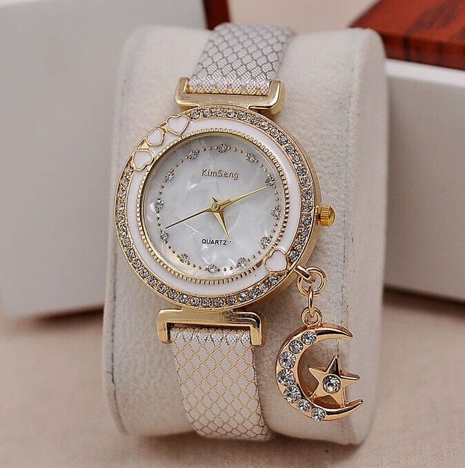 diamond crystal watch