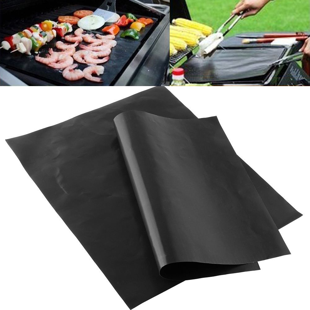 2020 Reusable Non Stick Surface BBQ Grill Mat Baking Sheet Hot Plate