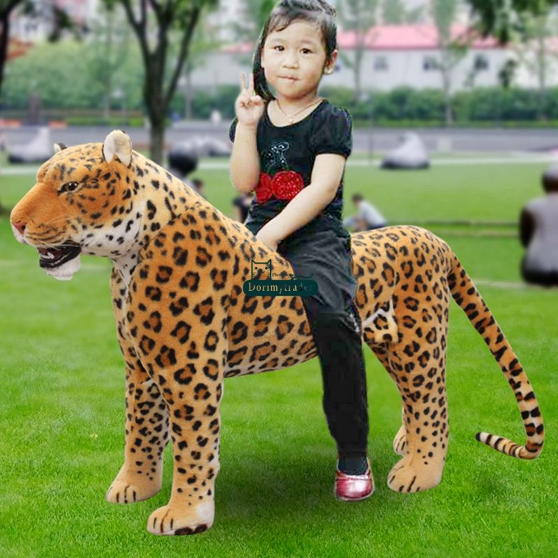 large leopard stuffed animal