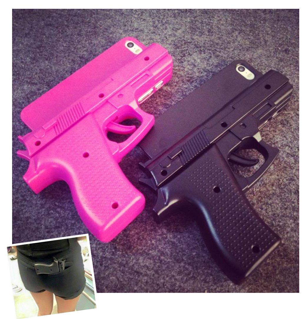 Fashion 3d Cool Handgun Pistol Gun Toy Case For Iphone 4 4s New Plastic Pc Hard Gun Case Cover For Iphone 4 4s Heavy Duty Cell Phone Cases Spigen Cell Phone Cases