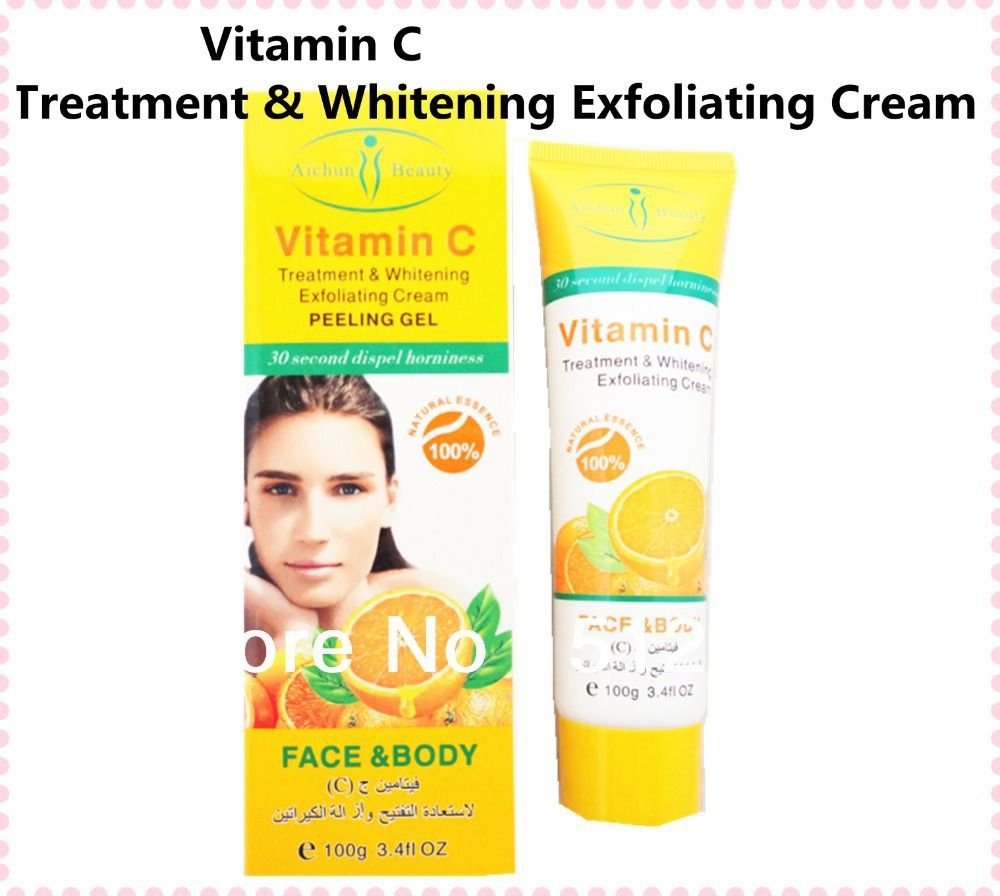 2021 /Vitamin C Treatment & Whitening Exfoliating Cream 100g For Face