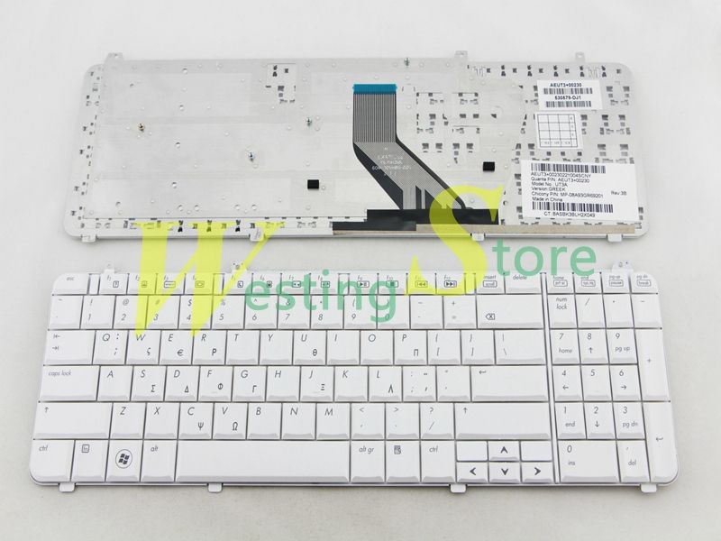 Hp Pavilion Dv6 Dv6 1000 Glossy White Gk Laptop Keyboard Ut3a Aeut Mp 08a93gr692 From Westings Store Dhgate Com