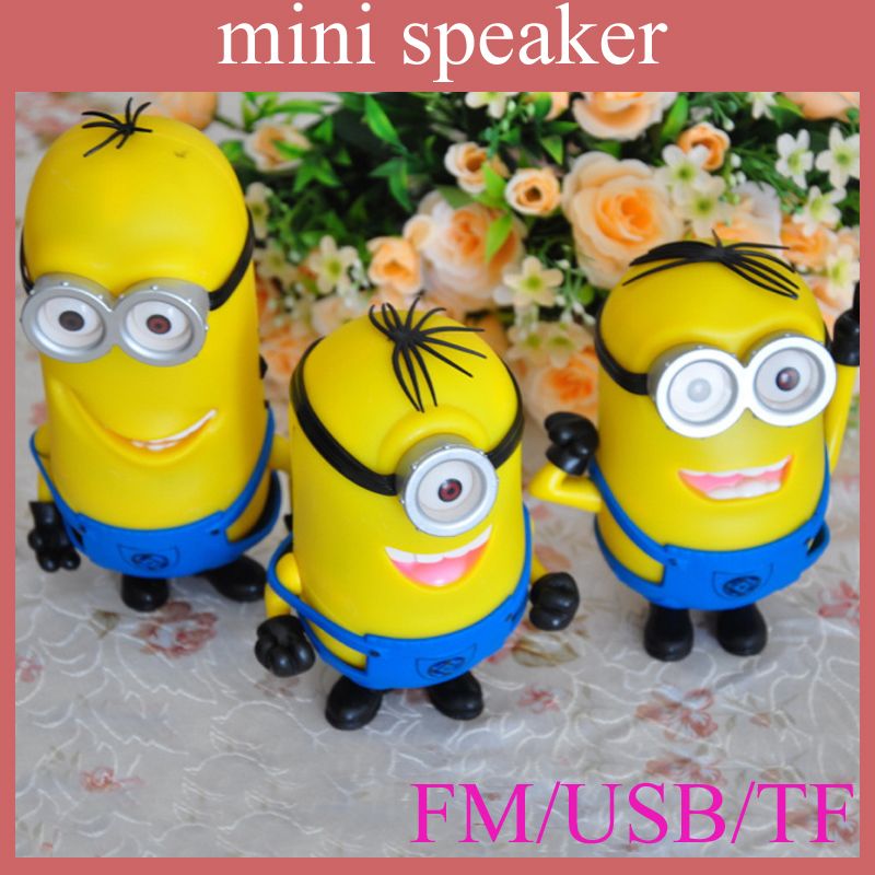 Acheter Minion Mini Haut Parleur Haut Parleur De Dessin Anime Style Minion Voiture Musique Super Basse Ordinateur Portable Mini Haut Parleur Portable Mis052 De 4 36 Du Superbestway Dhgate Com