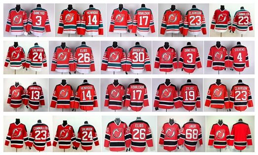 devils red and green jersey