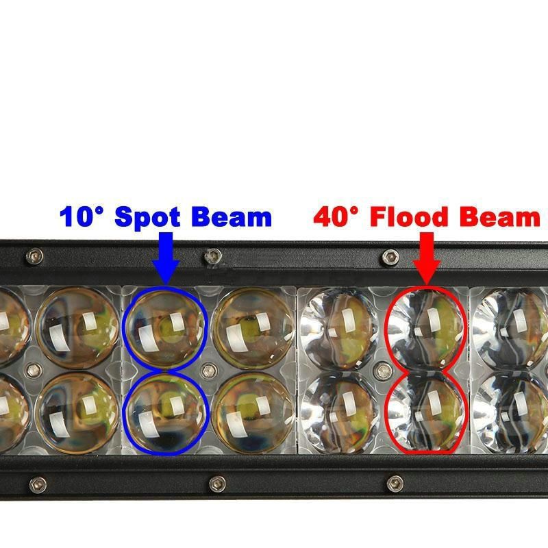 12 Pouces Osram 120W LED Barre Lumineuse De Travail Hors Feux De Route Lampe  De Conduite Spot Flood Combo 4D Barre LED 4X4 ATV SUV Camion Bateau Lampe  Du 130,56 €