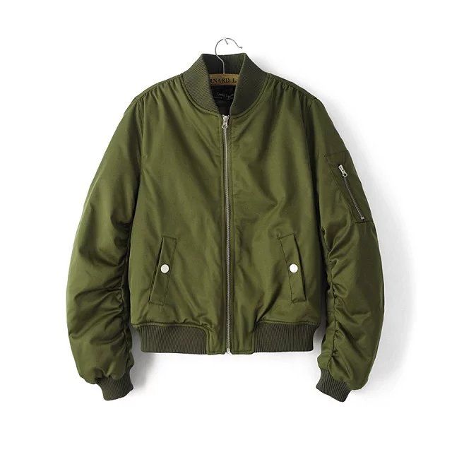 navy green jacket