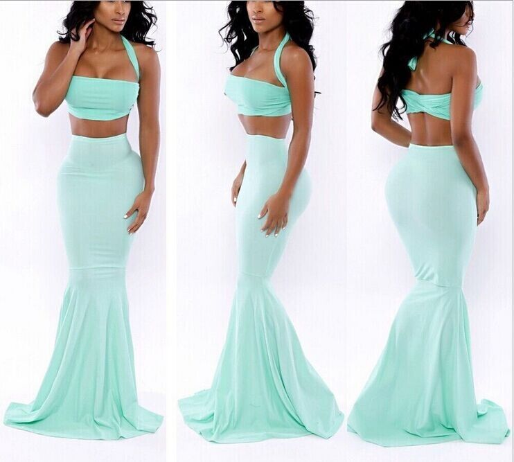 hot 2 piece dress