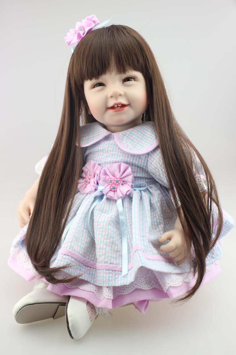dolls with long hair for toddlers