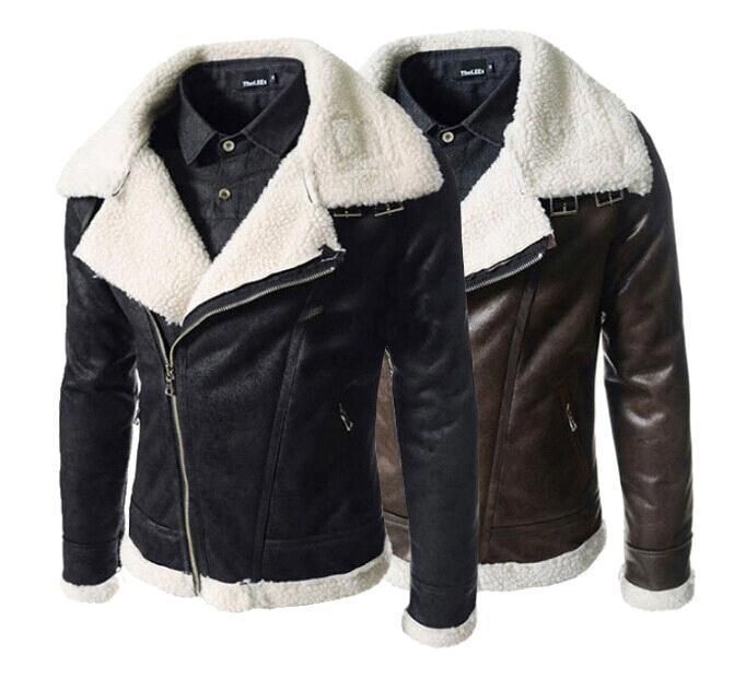 fur lined leather jacket