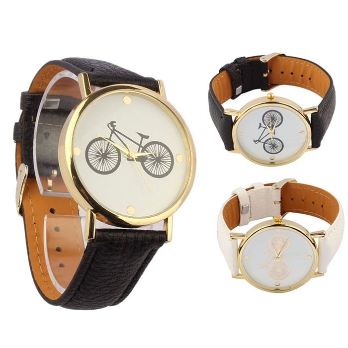 Grosshandel 15 Heisse Neue Unisex Quarzuhr Manner Frauen Analog Armbanduhren Fahrrad Patter Sportuhren Leder Uhren Analog Armbanduhr Blackwhite Von Yiyu Hg 12 99 Auf De Dhgate Com Dhgate