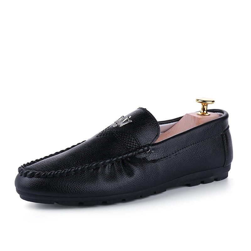 2017 Brand New Leather Shoes Mens Loafers Fashion Handmade Moccasins Leather Men Flats Slip On Male Boat Shoe Flats Shoes Walking 21ix Loafers Mens Boots From Ex21i 14 22 Dhgate Com