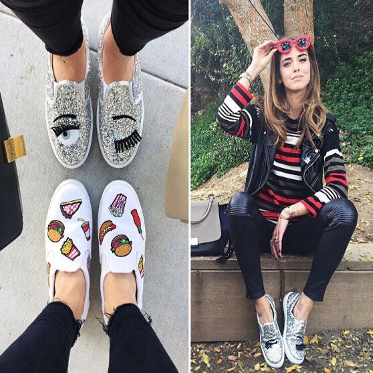 chiara ferragni slip on shoes