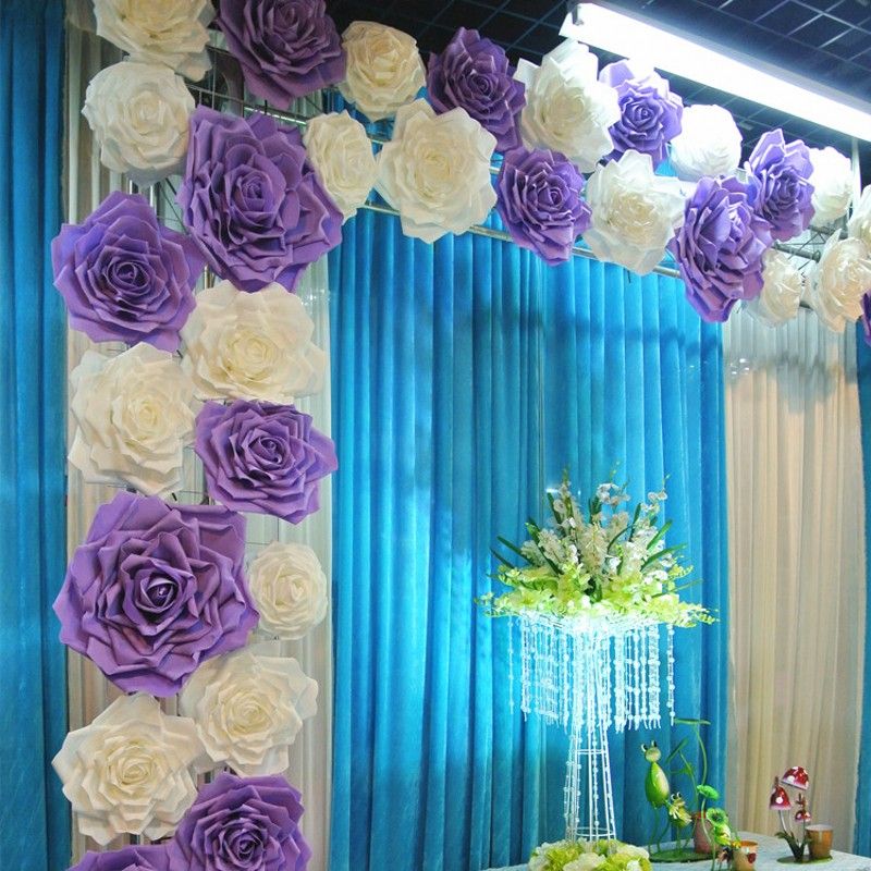 2016 New Popular Artificial Rose Flower Diy Craft Ornament For