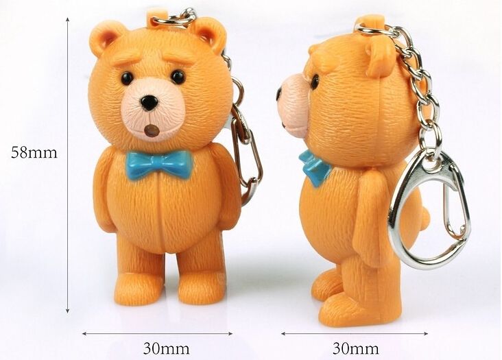 teddy bear with flashlight
